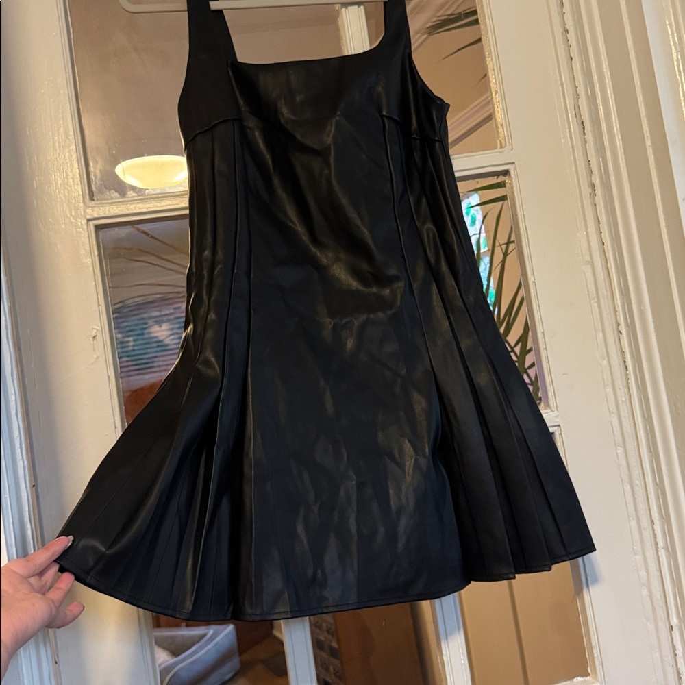 fab'rik Sleek Black Mini Dress - Picture 2 of 7